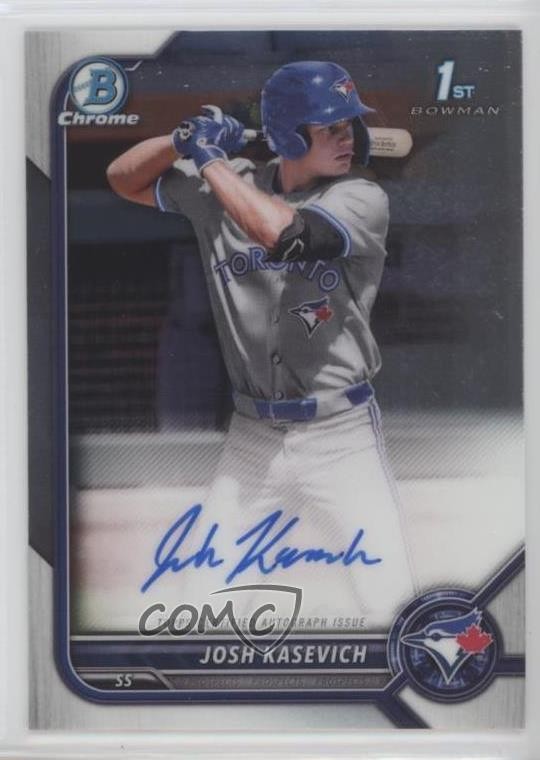 2022 Bowman Draft Chrome Draft Pick Auto Josh Kasevich #CDA-JK Auto