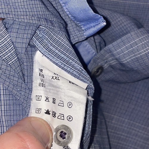 Hugo Boss, Mens Shirt XXL, Blue Check, Great Condition & Detailing. - Picture 9 of 12