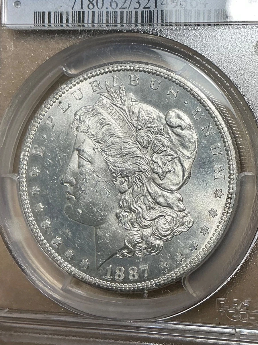 MS 62 Graded 1887 Year Morgan US Dollars (1878-1921) for sale | eBay