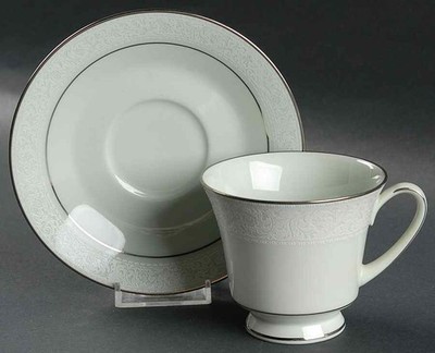 Noritake Promise Me Green Cup & Saucer 459971