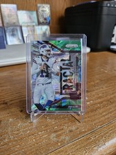 2025 Panini Prizm Josh Allen Fractal Green Ice