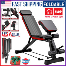 770 LBS Adjustable Utility Bench Weight Bench Home Gym Fitness Workout Exercise