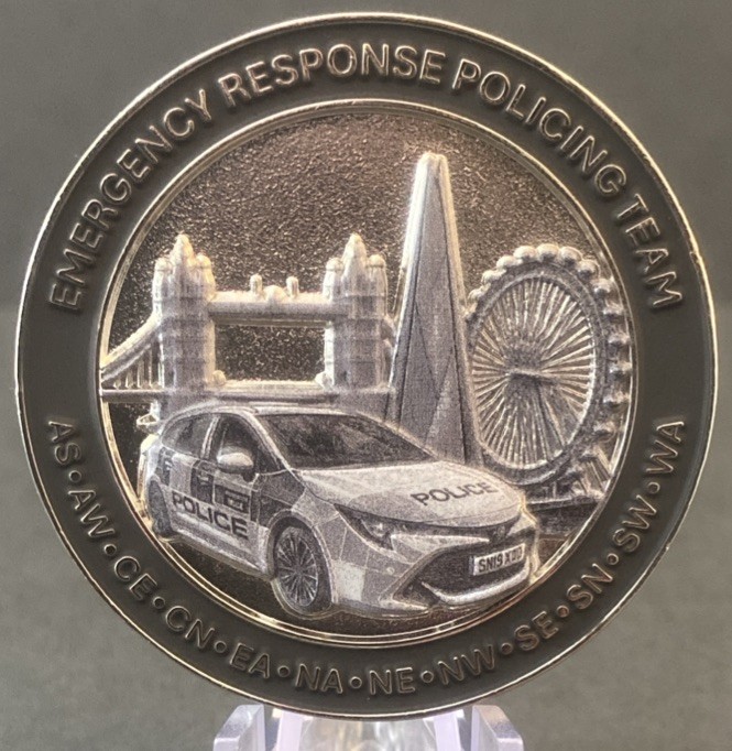 Emergency Response ERPT Challenge Coin - British Met Police
