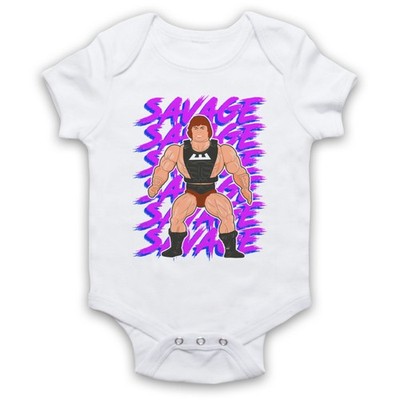 Savage He-Man Strampler 80er Spielzeug Wun-Dar Brot Wunderbread Baby Grow Geschenk