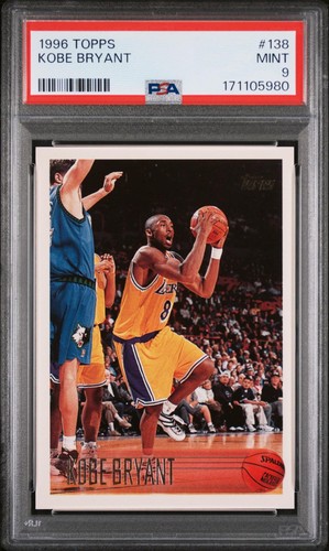 1996 Topps #138 Kobe Bryant PSA 9