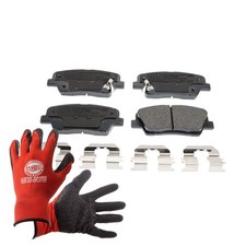 Bremsbeläge+Handschuhe hinten für HYUNDAI SANTA FE / II; KIA BORREGO, SORENTO II