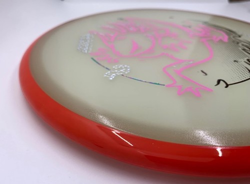 MVP Axiom Eclipse Glow Hex Leapin’ Lizottl’ - Rare PINK Variant Simon Disc Golf - Picture 7 of 15
