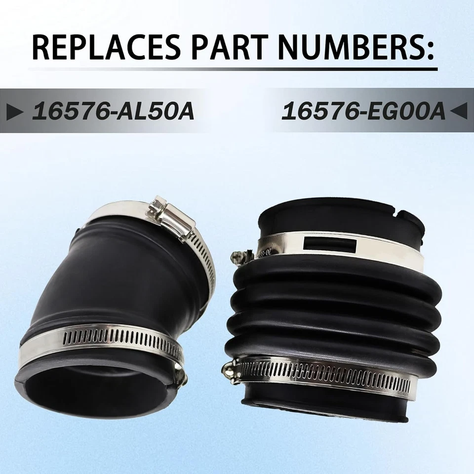 Manguera de admisión de aire 16576-EG00A 2 piezas compatible con Infiniti M35 3,5 L 2006 2007 2008...  Foto 3 de 4