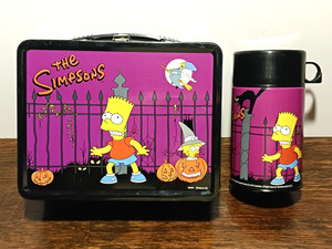 On_ink 15 　The Simpsons Lunch Box158→ The Simpsons Bart Metal Lunch Box With Thermos Vintage NECA 2000