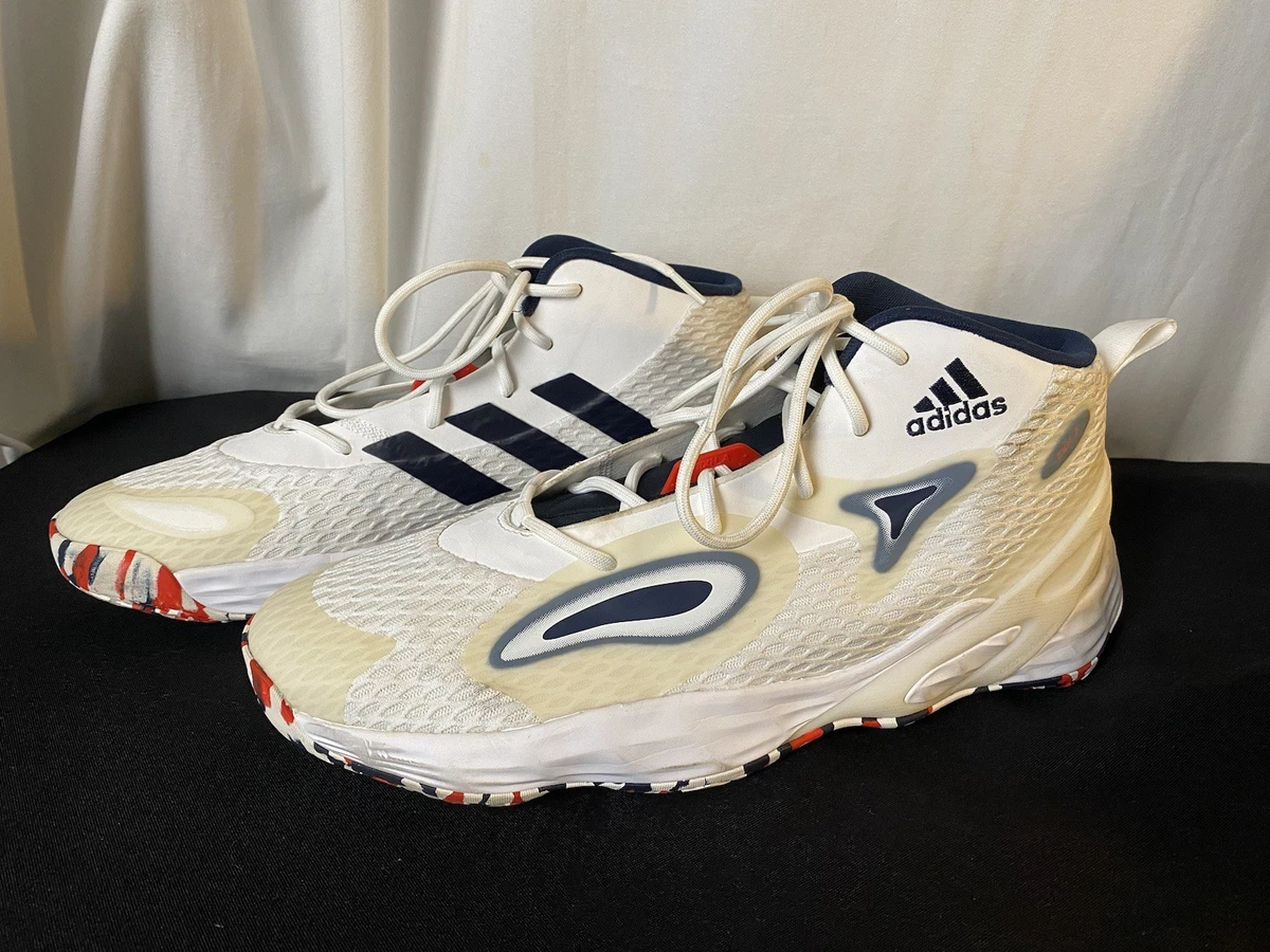 New Adidas Size 16 SM Exhibit A Team USA Basketball Shoes Very Rare GX5047 Adidas SM Exhibit A Team USA Basketball Shoes GX5047 Mens US  main image 2