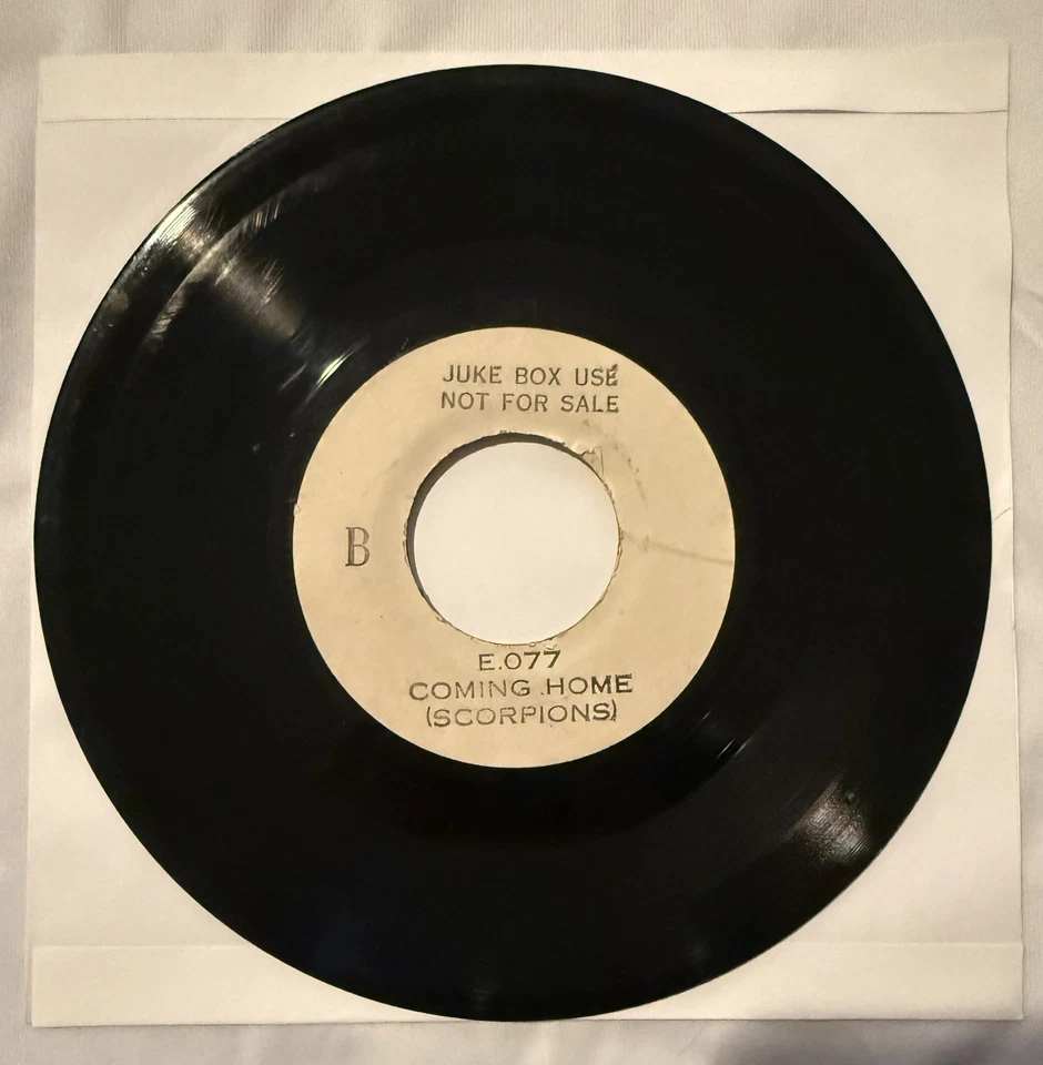 Scorpions - No One Like You / Coming Home Malaysia 7” Promo Single - Juke Box Foto 2 de 2