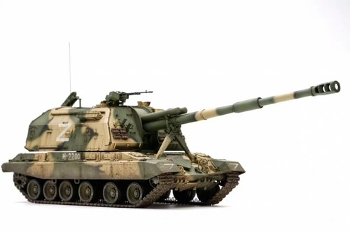 1 35 Russian Army 2S19 MSTA S 152mm Self Propelled Gun Assembly Painted Finished - Picture 7 of 9