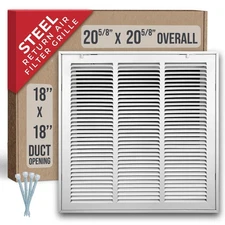 Fits 18x18 Return Air Grill Return Air Vent Cover for Sidewall and Ceiling (668)