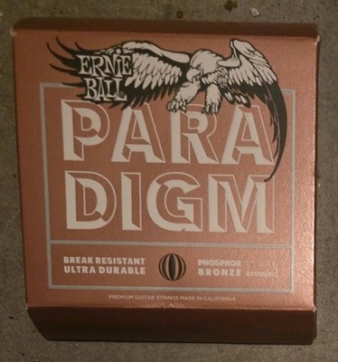 Ernie Ball Paradigm Phosphor Bronze Acoustic Guitar Strings gauges 11-52