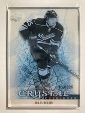 2013-14 Upper Deck Trilogy Crystal #C44 Jonas Brodin RC 103/225