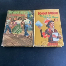 Vintage 1960s Donna Parker Lot Of 2 HCs Giant Step & At Cherrydale F To G  Cond