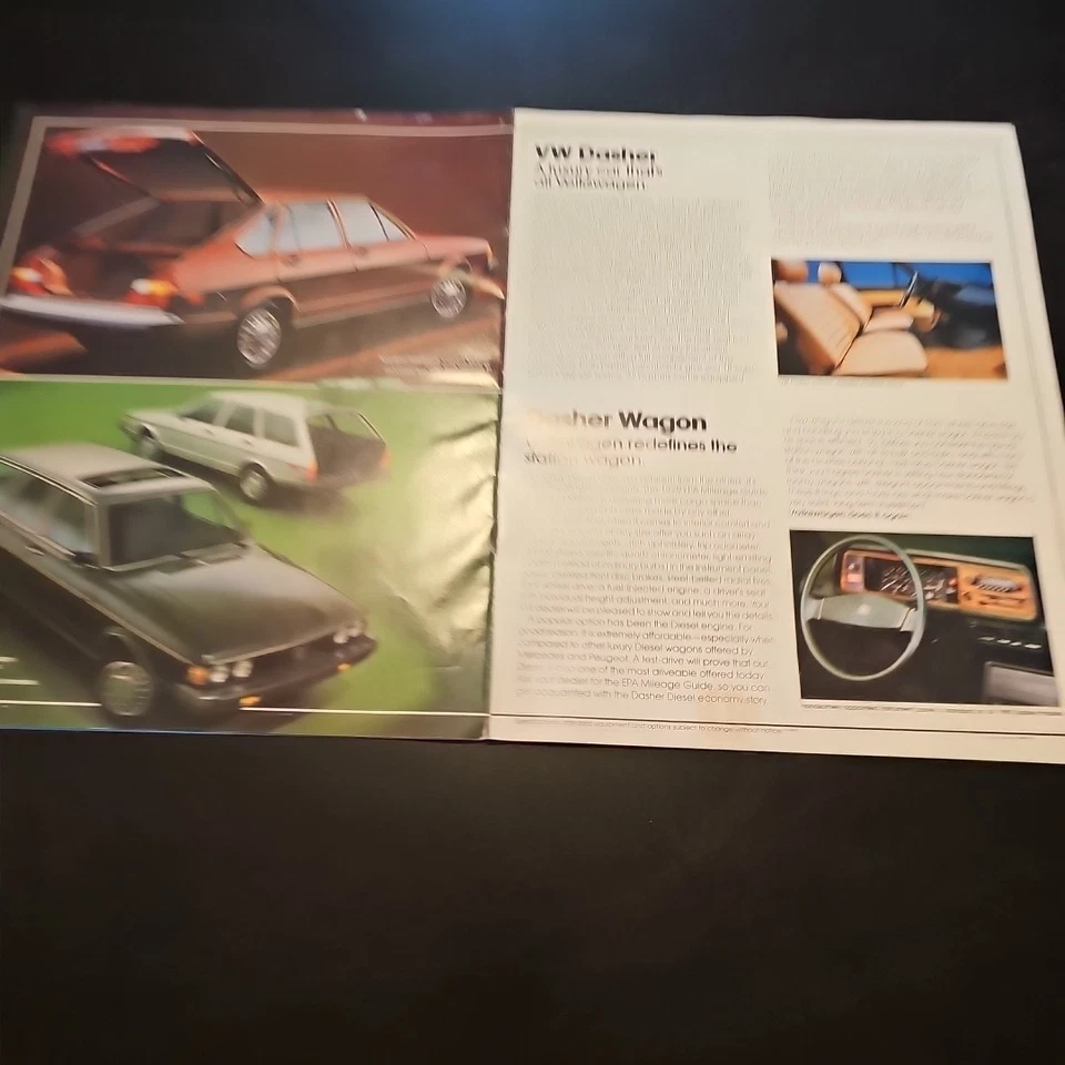 Lote De 7 Folletos Vanagon Volkswagen Años 70 Y 80 De Colección Foto 4 de 4