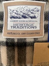 Heritage Traditions 100 Pure Wool Tartan Scarf NEW NWT 1308
