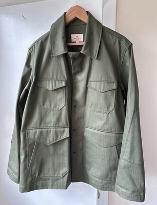 Shockoe Atelier Field Jacket - Olive Herringbone - Large