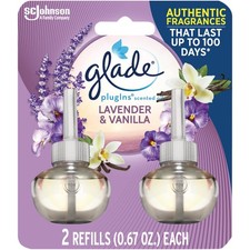 Glade Piso Lavender & Vanilla PlugIns Scented Oil Refill (2-Count) 70031 Glade