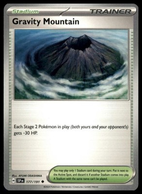 Gravity Mountain Uncommon SV08: Surging Sparks 177/191 NM