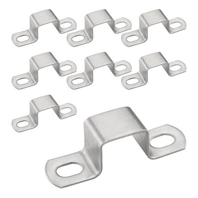 8pcs 20mm U Shaped Connector Bracket for Bar Holder Strut Channel Door Closed...