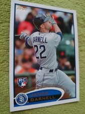 James Darnell 2012 Topps #553 RC San Diego Padres MLB Rookie Card kkc. rookie card picture
