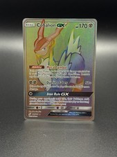 Pokémon TCG Sun Moon Team Up Cobalion GX 189/181 Rainbow Secret Rare Card on eBay