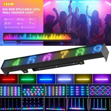 RGB 180W 666LED DMX Light Bar Show Party Disco DJ Stage Lighting Wall Washer