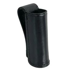 Stallion Leather Baton Holder Plain Black F16-1 Open Top Plain Scabbard New