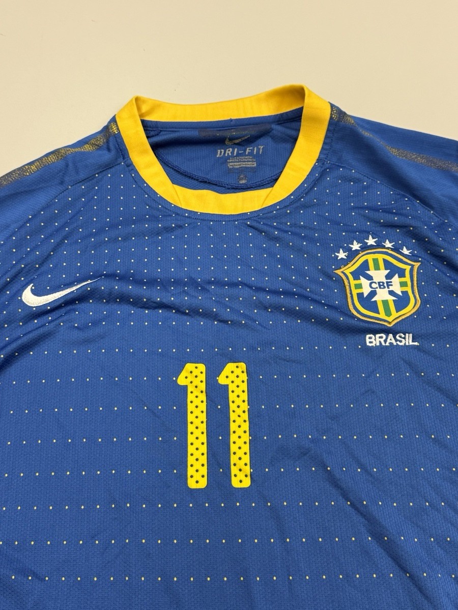 Nike Brazil World Cup Jersey Robinho Mens Size Small 2010 | eBay