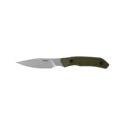 Kershaw 1882 Deschutes Caper Fixed Knife 3.3'' D2 Clip Point Plain Edge Blade,