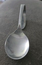 Vintage Stainless Taiwan Curved Bent Handle Baby Spoon