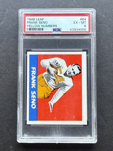 Frank Seno #64 1948 Leaf card