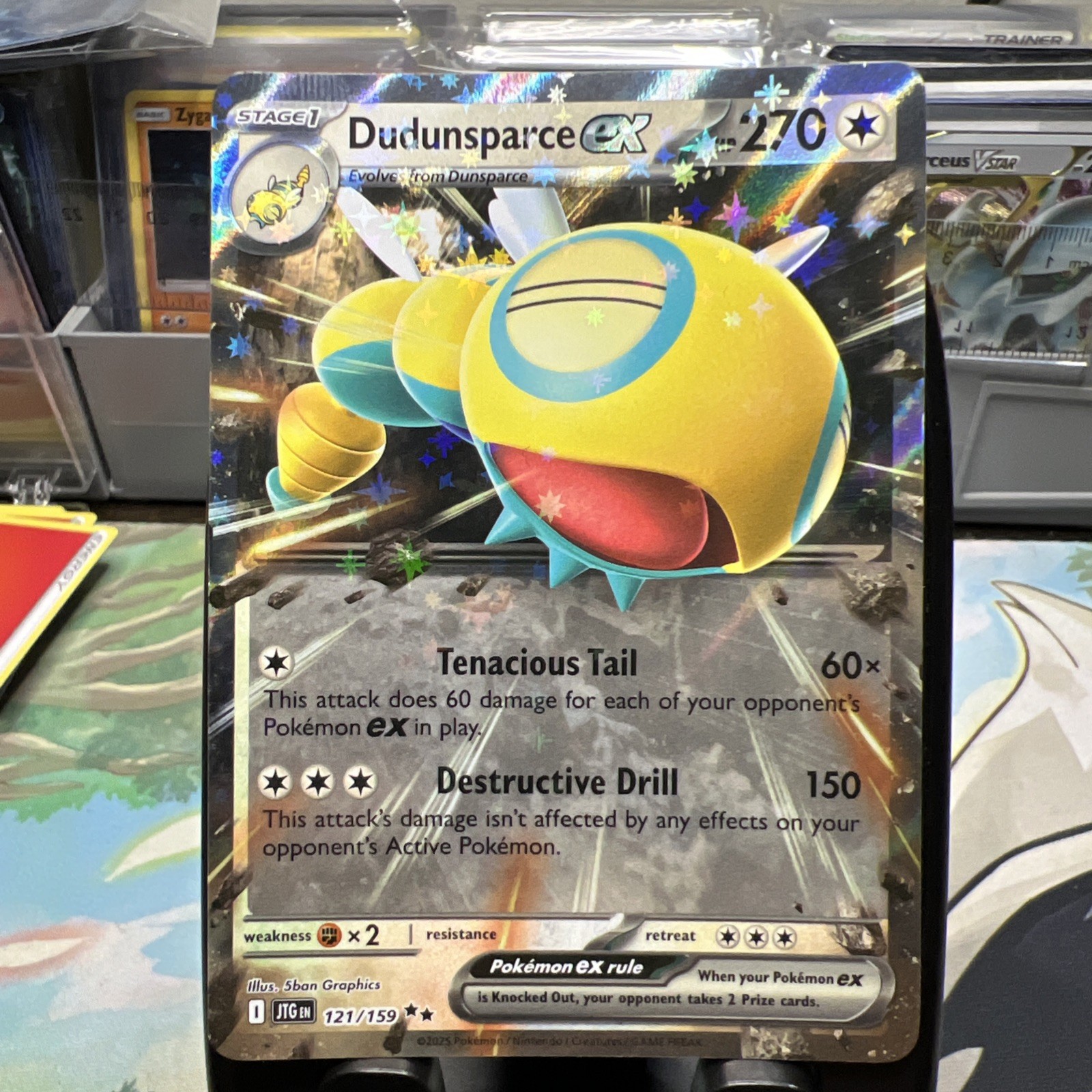 Dudunsparce ex Double Rare SV09: Journey Together 121/159 NM