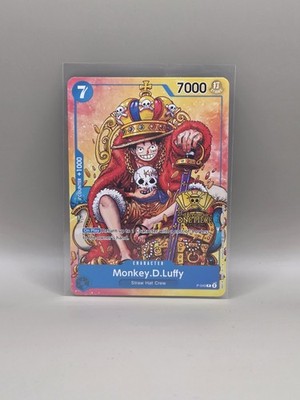 Monkey.D.Luffy (2nd Anniversary Stamped Promo) P-043 One Piece TCG