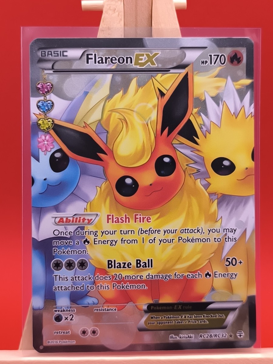 Flareon EX RC28/RC32 (海外版) Flareon EX RC28/RC32 Generations Ultra Rare Full Art Holo