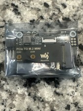 Waveshare PCIe To M.2 Mini Adapter for Raspberry Pi 5, for NVMe Protocol M.2 SSD