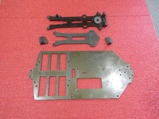 Team Associated B44 Carbon Fiber Chassis W/ Top Deck.  RC Buggy 4WD Parts