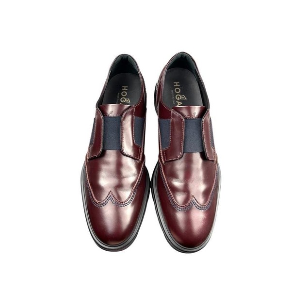 Men Hogan Heels Brown Leather 45