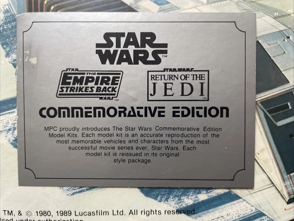 ESB Star Wars Luke Skywalker's Snowspeeder - MPC/ERTL Kit#8914 - NIB - Image 2 of 4