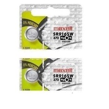 2 x MAXELL SR916SW 373 1.55v Silver Oxide Button Cell Watch Battery -...