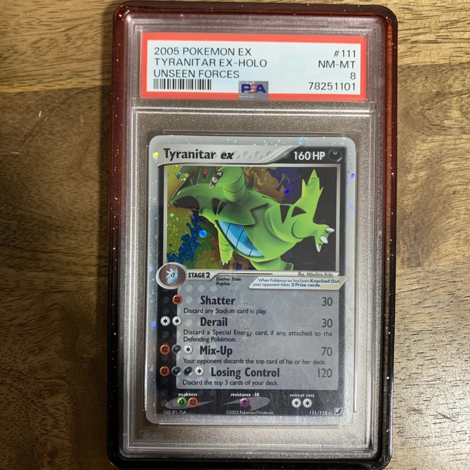 Tyranitar ex - Unseen Forces #111 Price & Value ($499.99) | PokeScope