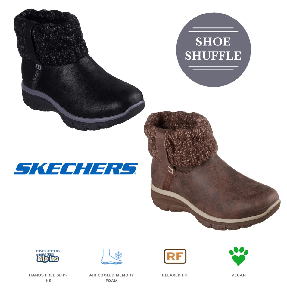 Skechers Slip-ins Relaxed Fit: Easy Going Cosy weather 2 vegan water repel boots