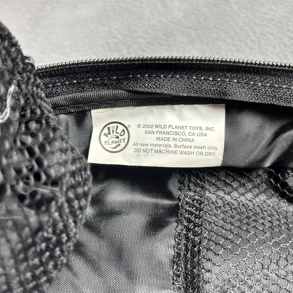 Винтажный детский мини-рюкзак 2002 Wild Planet Off The Map в жесткой оболочке оранжевый банджи - Изображение 3 из 4