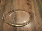 VTG PYREX 3Qt Heavy Glass Oval #088 Roasting Baking Casserole Dish Pan EXCELLENT
