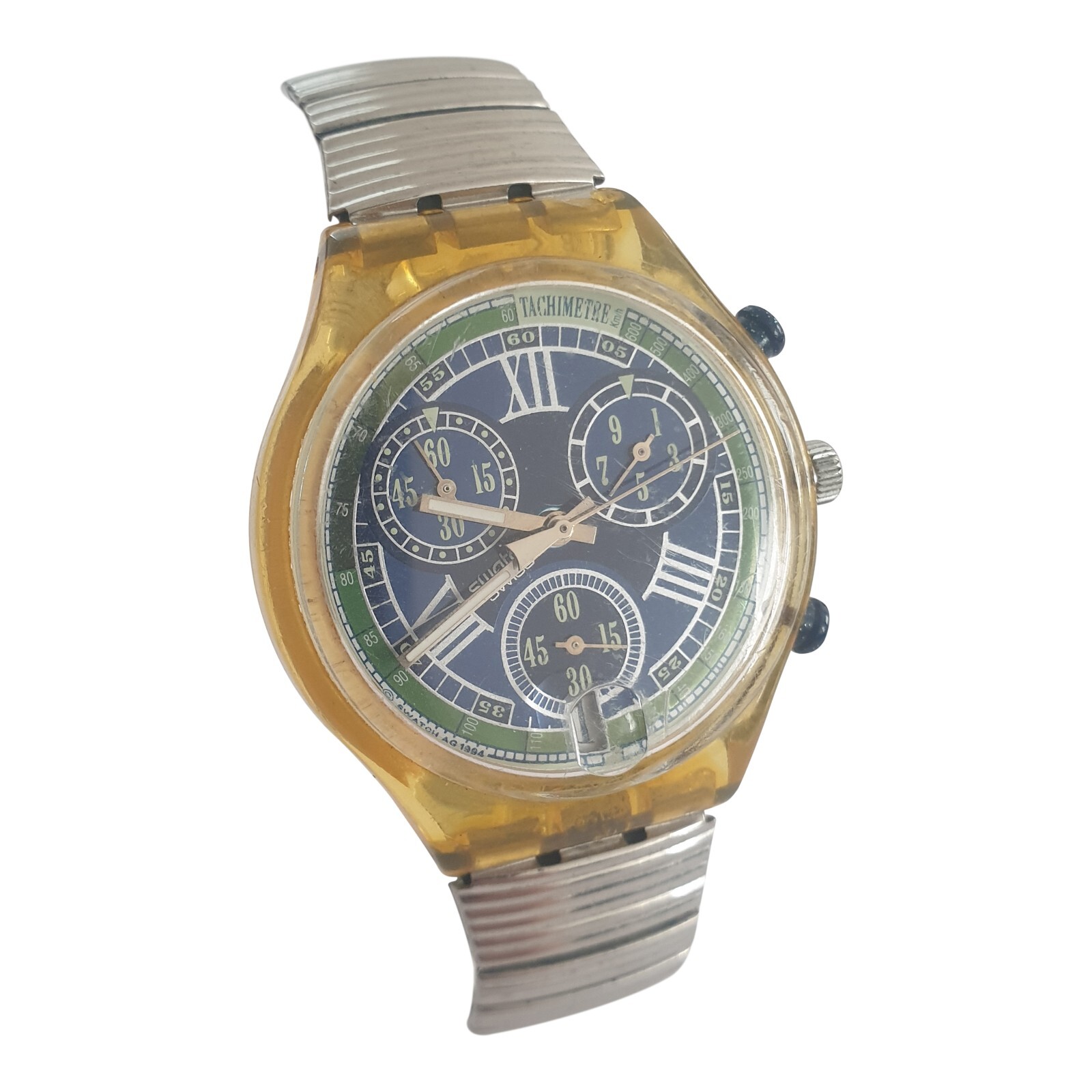 Swatch "Blue Function" Chronograph Watch SCK404 -… - image 2
