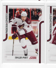 Taylor Pyatt 11-12 Panini Score Hockey Base Common #355 Phoenix Coyotes