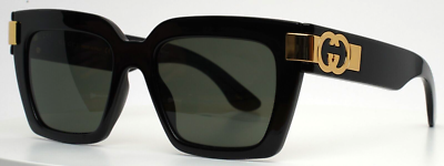 Gucci GG1689S Sunglasses – Black Square Frame Grey Lenses | Model GG1689S 001 Gucci GG1689S 001 Square Black Sunglasses | SmartBuyGlasses US main image 4