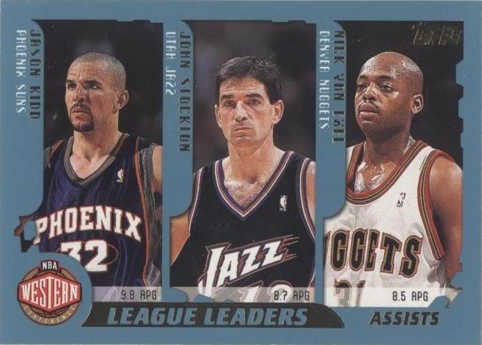2001-02 Topps - Nick Van Exel/Sam Cassell/Mark Jackson/Andre Miller/Jason Kidd/John Stockton #217 - 1 of 2